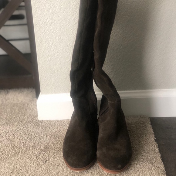 Steven by Steve Madden Elodie Brown Leather Boots - Picture 5 of 8